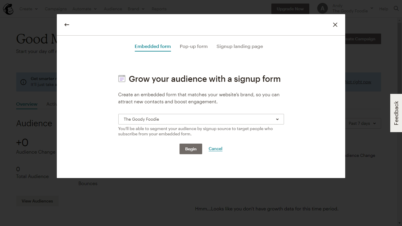 Effective Lead Building Using Mailchimp Signup Forms Rewind   A14c3 Mailchimp List 3 