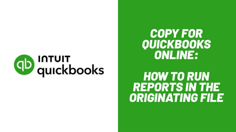 How to Run Reports on QuickBooks Online