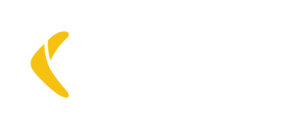 Rewind Logo, Full Color White