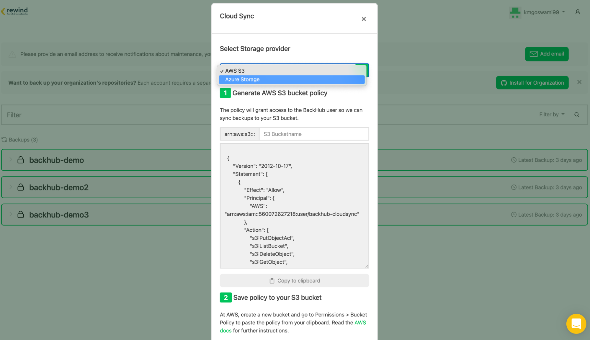 Rewind For GitHub - Features - Rewind