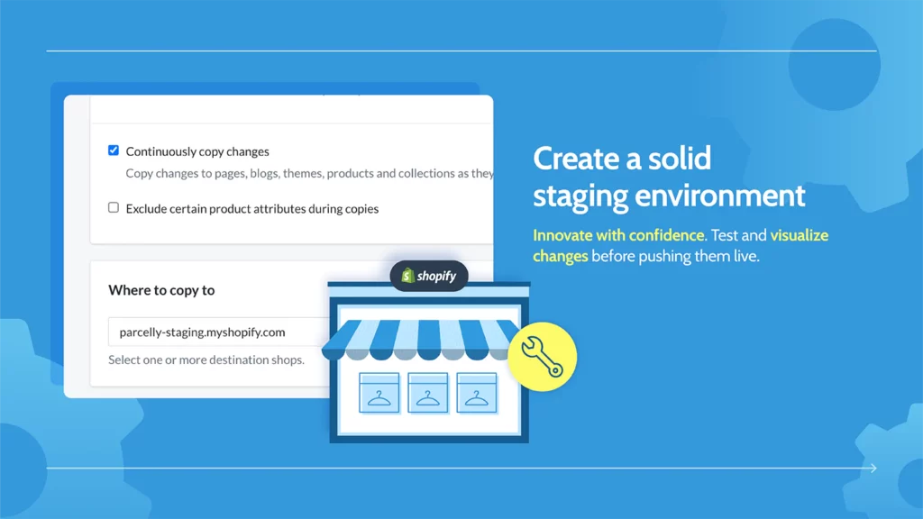 creating a shopify staging environment